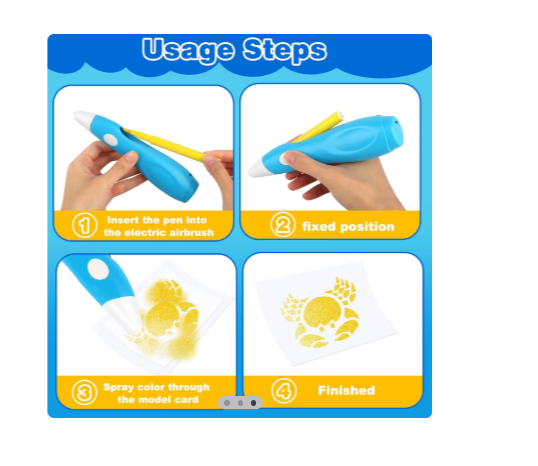 Lapiz aerografo para niños